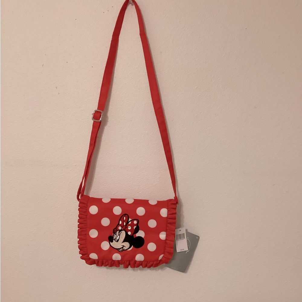 Disney NWT Minnie Mouse little girl’s purse reg. $24.99 drop 18”adjustable strap